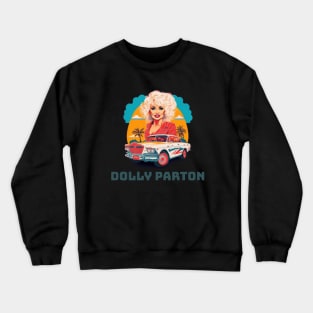 dolly vector summer  //retro v9 Crewneck Sweatshirt